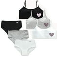 thumbnail image 2 of Wisremt Children Girl Soft Cotton Letter Print Training Bra & Underwear Panties Sets, 2 of 2