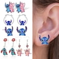 thumbnail image 2 of Pendientes de Disney Stitch para mujer, aretes de metal de Lilo & Stitch, accesorios de joyería para mujer, aretes Kawaii Stich para mujer y niña, regalos, 2 of 4