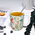 thumbnail image 5 of Yiaed Wild Sea Life Print Ceramics Coffee,Large Handle Design,Extra Large Tea and Coffee Cup for Office and Home Mugs, 5 of 6