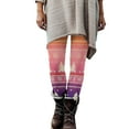 thumbnail image 5 of oelaio Christmas Leggings for Women Xmas Holiday Themed High Waisted Tights Novety Casual Skinny Pants Multicolor XL, 5 of 9