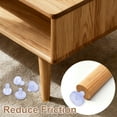 thumbnail image 4 of 15Pcs Glass Table Top Bumpers with Stem, Clear Anti-Slip Pads Rubber Grippers for Furniture, 4 of 6