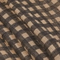 thumbnail image 4 of Allen Company Folded & Precut Jute Burlap Craft Fabric, 46"W x 2-Yards, Black Buffalo Check, 4 of 19