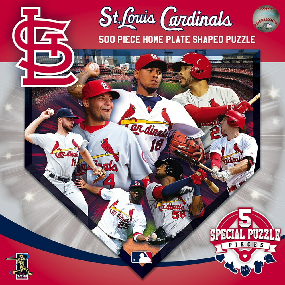 St. Louis Cardinals Home Plate Shaped 500 Piece Puzzle ...