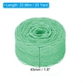 thumbnail image 2 of Uxcell 1.8" Wide 25 Yards Lace Trim Ribbon Sewing Craft Roll Wrapping Dress DIY Decoration Light Green, 2 of 6