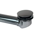 thumbnail image 7 of Westbrass 22" 17 ga. Fully Finished Tip-Toe Drain Bathtub Waste Assembly with Linear Ball Joint Overflow, Oil Rubbed Bronze, 7 of 7