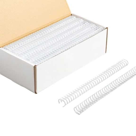 100Pcs Heavy Duty Iron Metal Binding Coils Rings for School Office Supplies