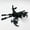 Black, variant on 3D Printed Articulated Mechanical Scorpion Figurine Desktop Ornament, Intricate Robotic Insect Sculpture with Flexible Joints and Moving Parts Black