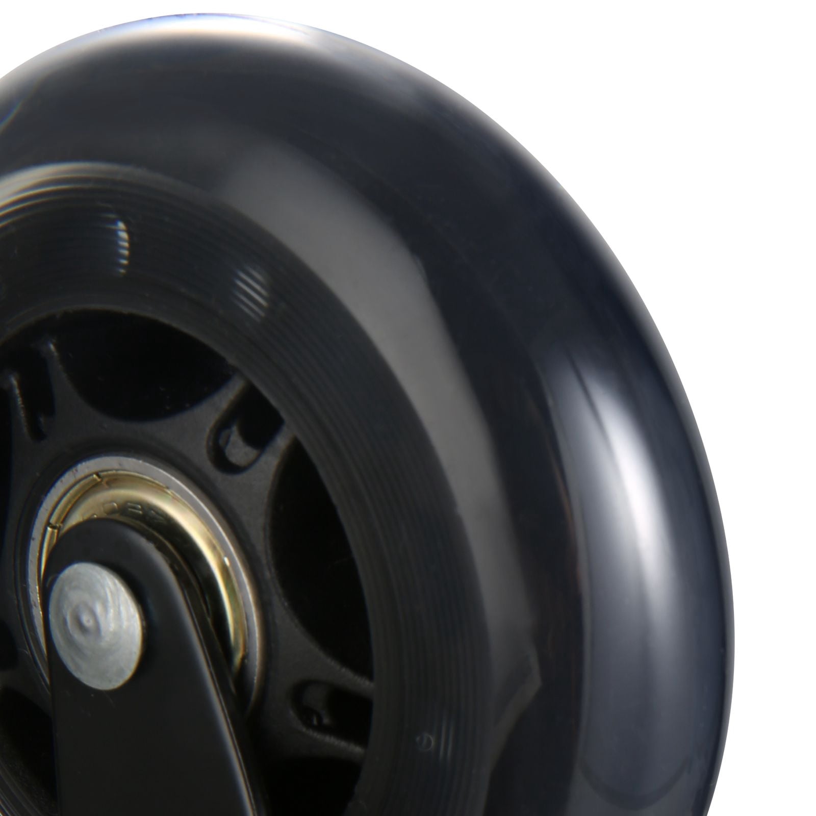 Caster Wheels 5-Pack, 360° Swivel with Dual Ball Bearings, Polyurethane One-Time Molded, 130 lbs Capacity, Universal Stem for Office Chair Replacement