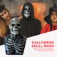 thumbnail image 3 of Máscara Calavera Aterradora Halloween Sílice para Mascarada Fiesta Halloween (gris), 3 of 9
