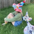 thumbnail image 5 of Jollup The Quilted Witch Hat, Handcrafted Folk Art Vintage Halloween Hat, Prairie Patchwork Costume Headpiece, 5 of 9