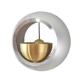 thumbnail image 1 of Toystoory Mejora la seguridad del hogar con un elegante timbre de puerta para abrir puertas, timbres para comerciantes Decoración del hogar plata, 1 of 6