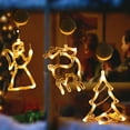 thumbnail image 4 of Christmas Decorations 3 Pack Christmas Window Lights with Suction Cups, Battery Operated Christmas Lights, 4 of 5