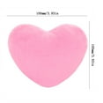 thumbnail image 2 of Heart Pillow,Heart Shaped Pillow Faux Soft Cute Plush Heart Pillows Decorative Throw Pillows,Heart Pillow for Sofa Couch Living Room Home Decor Bedroom, 2 of 4