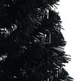thumbnail image 5 of vidaXL Artificial Half Christmas Tree with Stand Black 120 cm PVC, 5 of 5