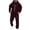 Wine@GC@, variant on CONZONE Mens Sweatsuit 2 Peice Set Casual Track Suit for Men Letter Graphic Y2K Long Sleeve Hoodies Sweatpants Cozy Fall Winter Athletic Jogging Outfits
