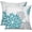 Blue Gray, variant on Set of 2 Blue Floral 18×18in Waterproof Pillow Covers, Polyester Farmhouse Outdoor Patio Cushion Covers