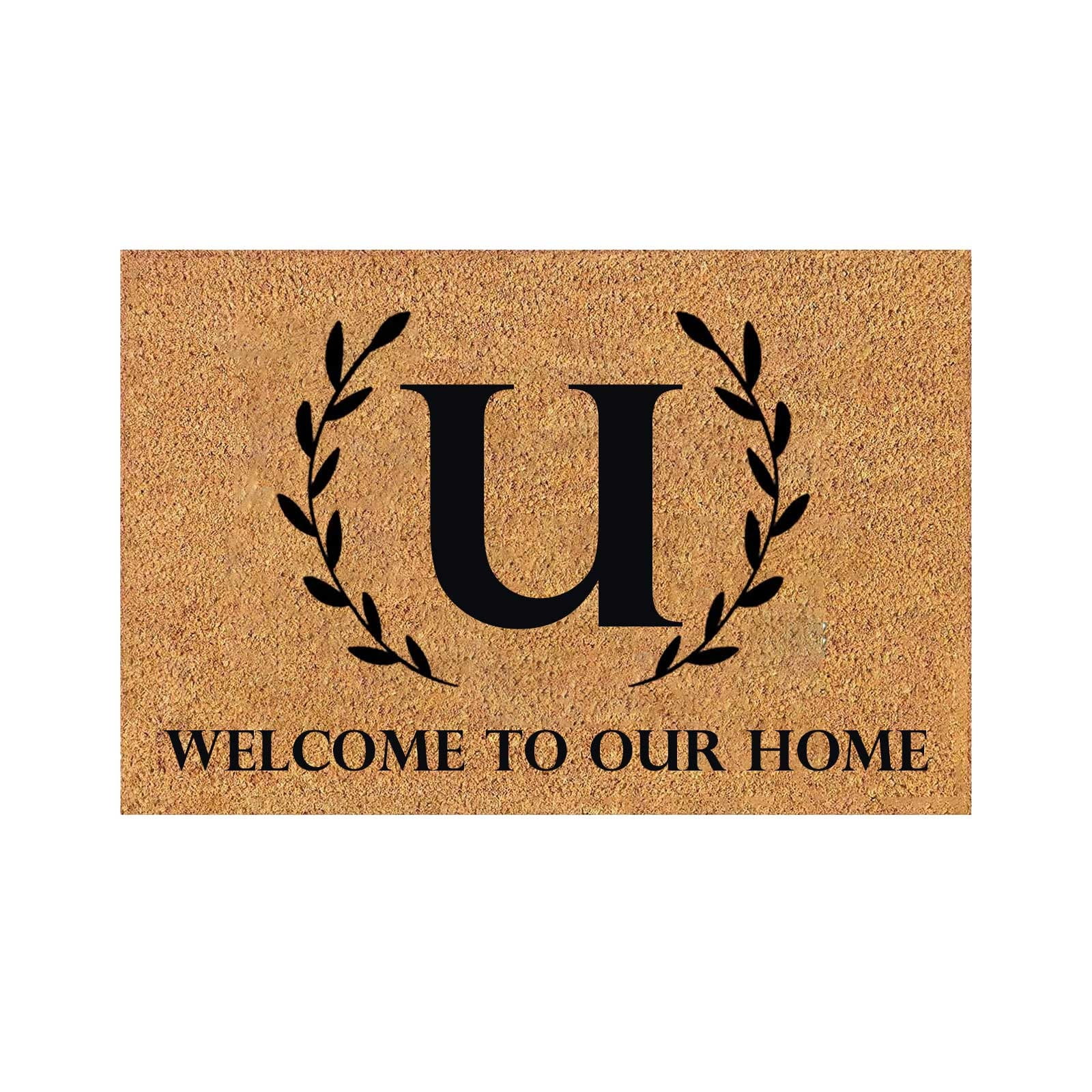 Funny Welcome Doormat Entryway Front Porch Rugs 60 * 40CM Bottom