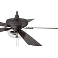 thumbnail image 4 of Eos Clear Bowl 52 in. Classic Bronze Ceiling Fan w/ Light Kit Included, 4 of 4