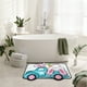 thumbnail image 4 of Alfombra de baño con diseño de conejo de Pascua | Suave y absorbente alfombra de piel sintética | Decoración antideslizante para el baño para niños y adultos | Decoración de Pascua y regalo para el, 4 of 5