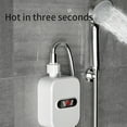thumbnail image 4 of Electric water heater,Stainless Steel Tankless Heaters Lcd Display Lcd Display Water Water Heaters Lcd 304 Stainless Steel Water Waterproof 304 Bath Bath Water Twirltide Dsfen Qisuo, 4 of 7
