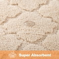 thumbnail image 6 of Findosom Bathroom Rugs Sets 3 Pcs,Non Slip Soft Absorbent Microfiber Bath Mats and U-Shaped Contour Toilet Rug,Machine Washable Plush Shaggy Bath Mat Set for Bathroom 18"x26"+18"x48"+U 20"x24" Beige, 6 of 9