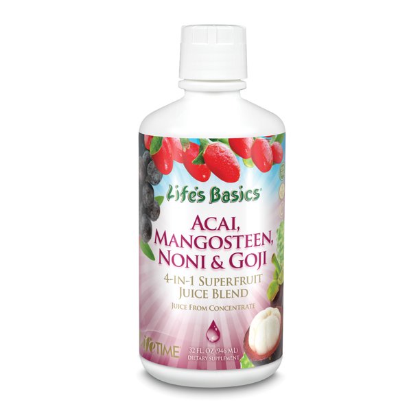 Lifetime Acai, Mangosteen, Noni & Goji Superfruit Juice Blend Dynamic