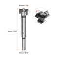 thumbnail image 2 of Uxcell 19mm (3/4") Serrated High Carbon Steel Wood Hinge Drilling Forstner Drill Bit Hole Opener, 2 of 6