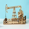 thumbnail image 2 of 3D Wooden Oil Derrick Model Kit, Creative Assembly Structure Puzzle, Educational DIY Building Set for Adults & Teens, Unique Collectible Display and Home Office Decor, 2 of 6