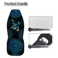 thumbnail image 7 of Uorisanigo Boho Frog Car Seat Covers Front Seats Anti-Slip Back Fabric Waterproof Car Seat Cover Easy to Install Stretch Polyester Fabric Cover Universal Fit for Most Vehicle, 7 of 7