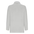 thumbnail image 4 of Linen Shirts for Women with Pockets Long Sleeve Button Down Blouse Loose Fit Vacation Beach Work Tops Clothes Dressy Lightweight Comfy Outfits Going Out Tops Ladies Fashion Trendy, 4 of 5