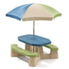 Step2 Naturally Playful Picnic Table with Removable Umbrella for Kids