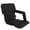 1 Pc Black, variant on 20.5" Wide Stadium Seat for Bleachers With Back Support Padded Cushion Portable Reclining Bleacher Seats Camping Stadium Chair Waterproof,Blue
