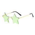 thumbnail image 2 of Only Moment Womens Sunglasses Trendy Alloy Retro Driving Glasses 90’S Vintage Fashion Narrow Square Frame UV400 Protection Green One Size, 2 of 2