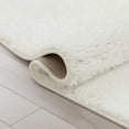thumbnail image 5 of Well Woven Ciel Ivory Ultra-Soft Multi-Textured Shimmer Pile Area Rug 3x5 (3'11" x 5'3"), 5 of 8