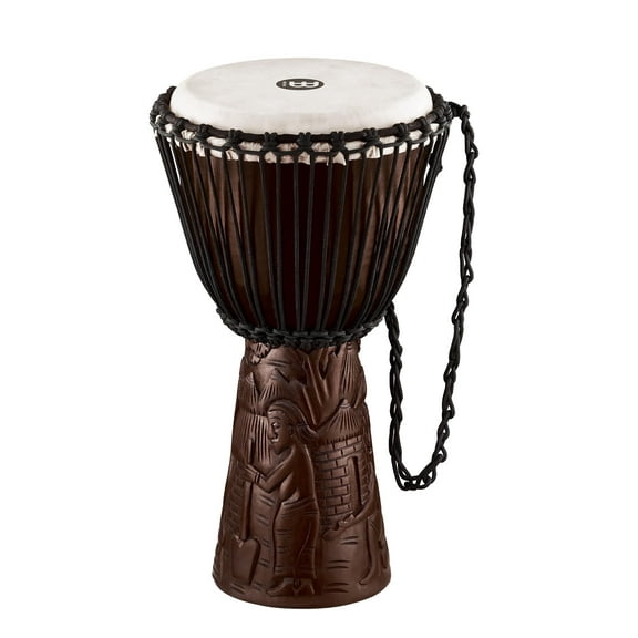 MEINL Professional African Style Djembe Village Carving 10 in.