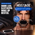 thumbnail image 4 of Hostage Tape - Mouth Tape for Sleeping 30 Count, Beard Friendly, Anti Snoring, CPAP Friendly, 4 of 8
