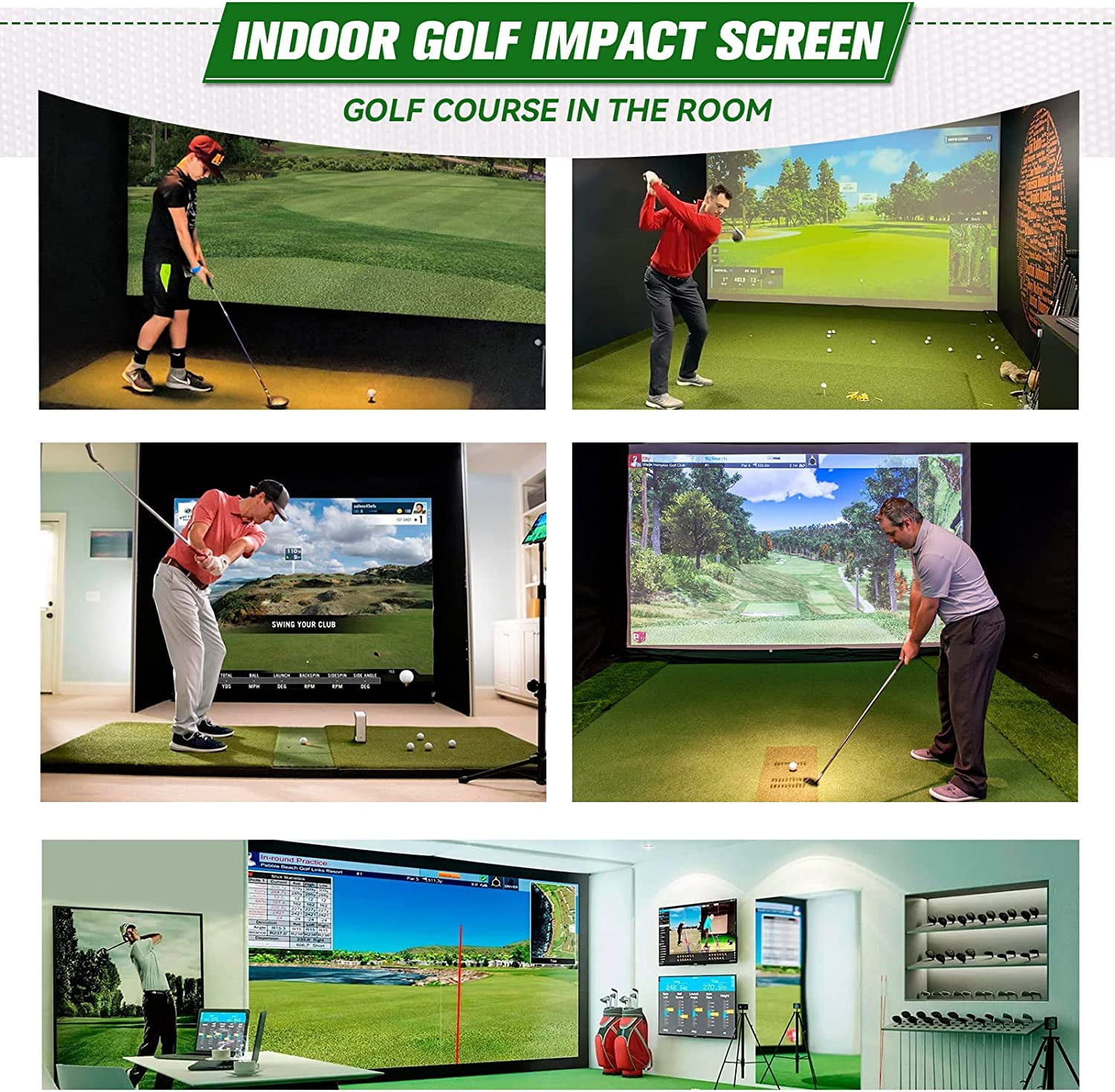 Sports Simulator Playing All Major Sports Indoors