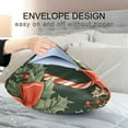 thumbnail image 4 of Yayeee Pillowcase King Size Set of 2 Satin Wrinkle Resistant Pillow Case, Christmas Holly Bows, 4 of 8
