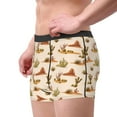thumbnail image 2 of Kdxio Men's Boxer Briefs with Tropical Desert Print - Comfortable and Breathable Underwear for Everyday Wear, 2 of 5