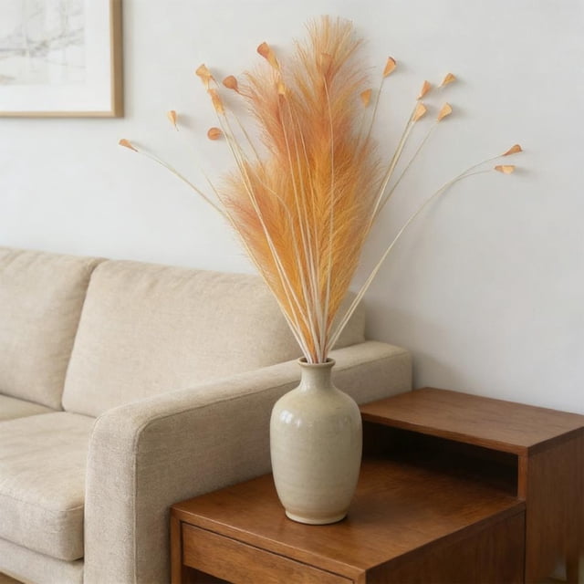 Artificial Pampas Grass Decor for Home Wedding Party Bohemian Gothic Decor
