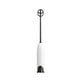 thumbnail image 5 of Naiovety Agitador eléctrico ABS, lavable, desmontable, botón de Control, reemplazo, hogar, cocina, leche, jugo, té, mezclador, herramienta de Blanco negro 2Conjunto, 5 of 6