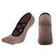 thumbnail image 1 of Calcetines de yoga de cinco dedos con envoltura de espiga y doble tira cruzada, calcetines cálidos para deportes de baile, 1 of 6