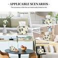thumbnail image 7 of Gukieu Chickens And Flowers Print Leather Tissue Box, PVC Waterproof Velcro Opening and Closing Square Tissue Box Holder, Suitable for Home and Office Decoration, 7 of 7