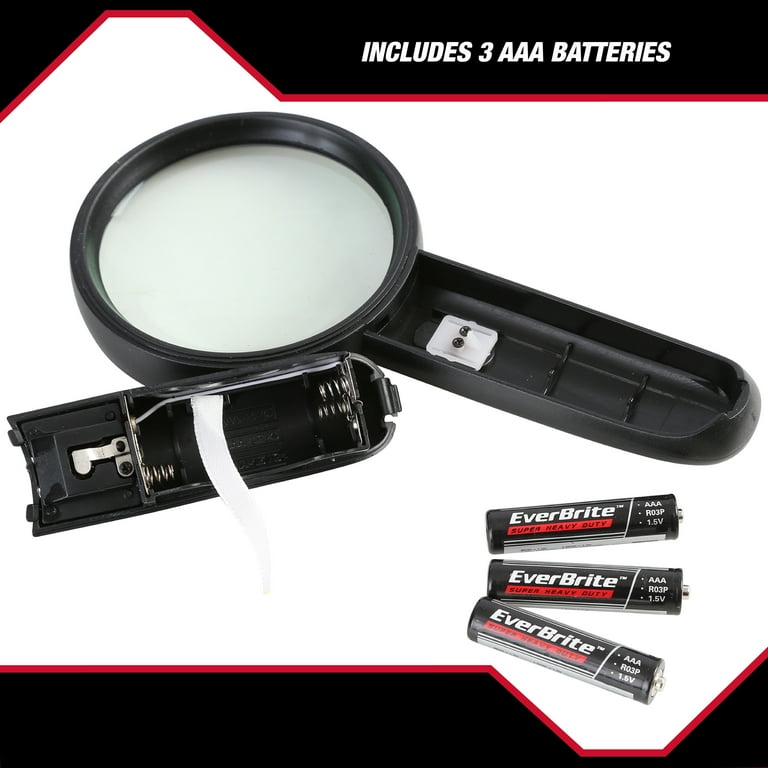 SE MZ1013FL Helping Hand 3x Magnifier With Flexible Neck LED Flashlight For Sale