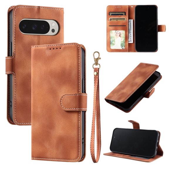 c Wallet Leather Phone Case  For Google Pixel 9 Pro Pixel 9 Pro XL Magnetic Closure PU Leather Folio Flip Phone Cover For Google Pixel 8Pro 8A 7Pro 7A 6A Etc