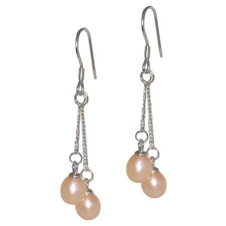 dangle freshwater pearl sterling earrings silver walmart