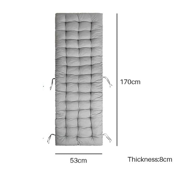 Patio Chaise Lounge Cushions Sun Lounger Cushions Pad Lounge Chair Cushion For Travel Holiday Indoor Outdoor