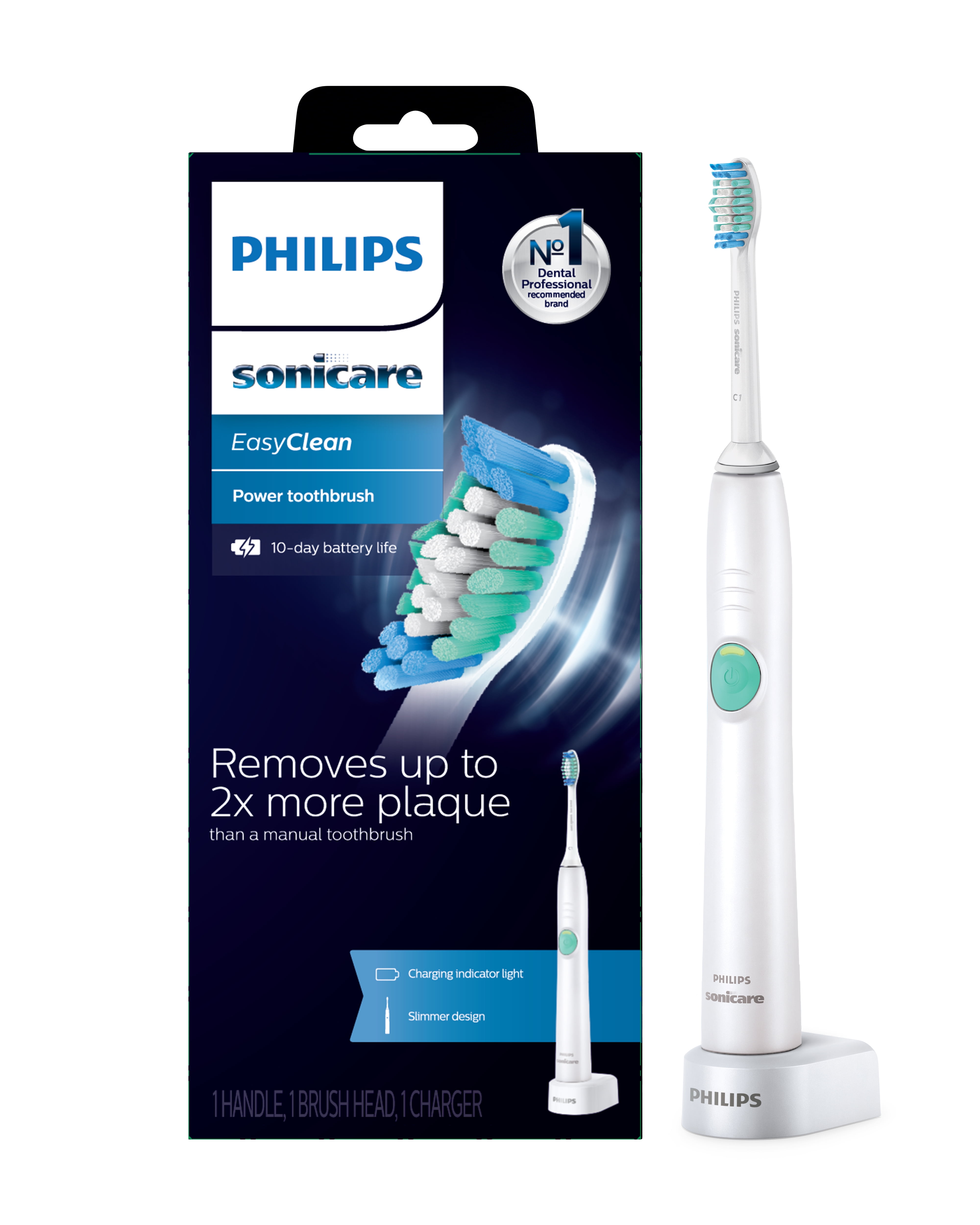 spoon cart Weave Philips Sonicare EasyClean Electric Toothbrush, HX6511/51 - Walmart.com