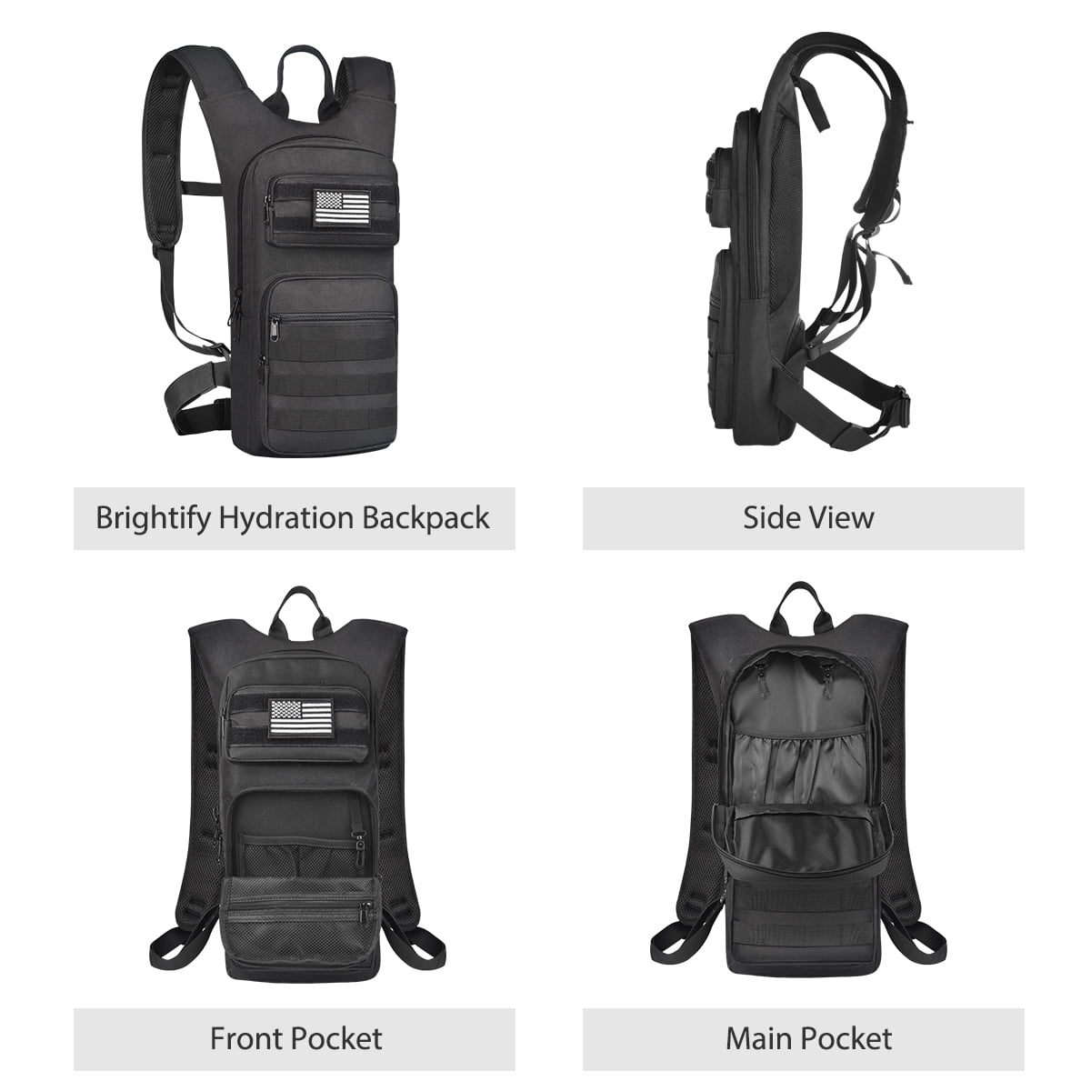 Backpack with side pocket for water bottle hot sale