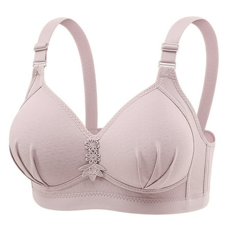 hoadeuw Bras for Women No Underwire Support Lift Wireless Front Underwear Sexy Wire Bra Fashionable Comfortable And Breathable Tank Top Seamless Bras